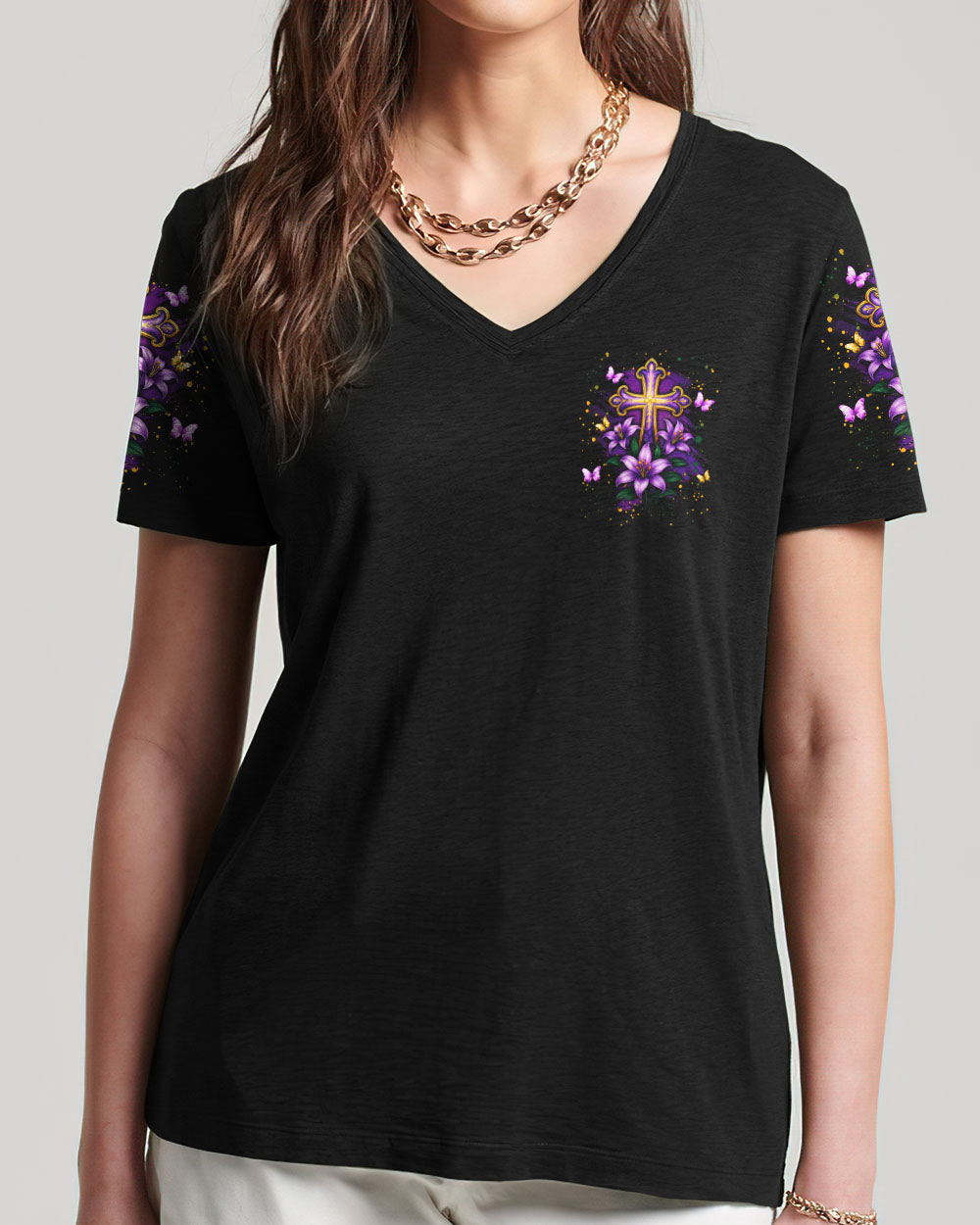 christian cloth Yhln2609253Vneck_4 1