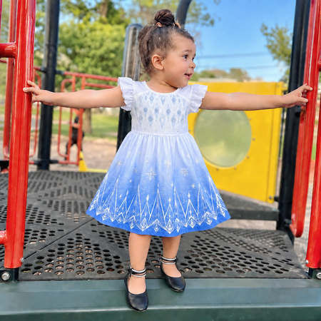 Review by Nathan A. Garcia - Ice Queen Snowflake Blue Kid Dress 3009