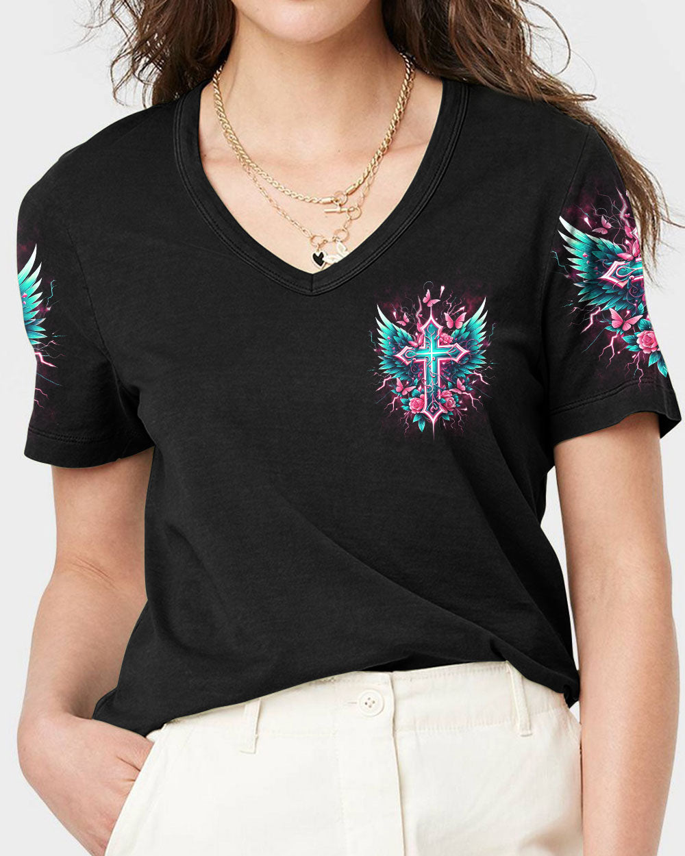 christian cloth Yhkd1001242Vneck3 2