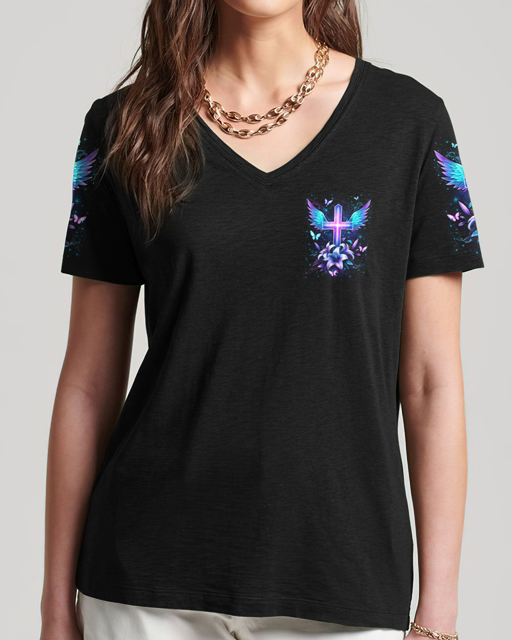 christian cloth Yhln1104241Vneck4 1