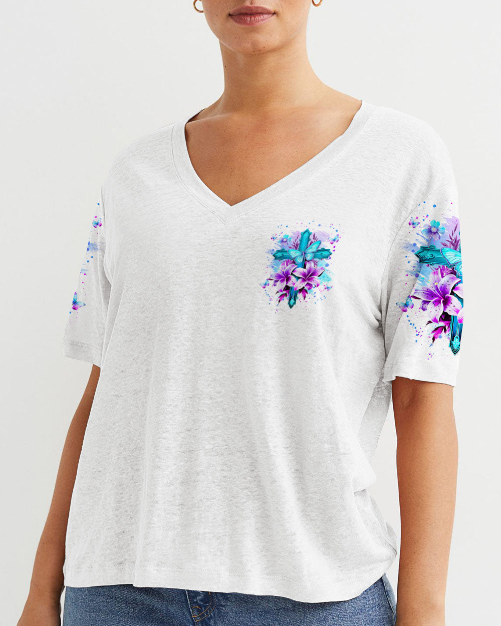 christian cloth Yhln1710233Vneck1 2