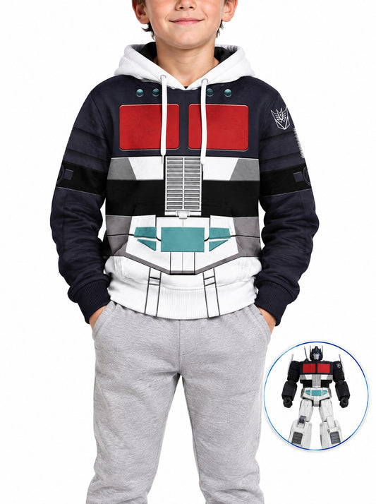 homecostumes black convoy kid costume cosplay hoodie sweatshirt t shirt costumes cosplay