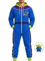 homecostumes bright green three eyed galactic space alien halloween one piece onesie costumes cosplay