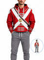 homecostumes hb 33rd foot 1st yorkshire west riding private centre company 1812 1815 uniform all over print hoodie sweatshirt t shirt tracksuit cshbc033 costumes cosplay