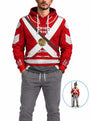homecostumes hb 33rd foot 1st yorkshire west riding sergeant centre company 1812 1815 uniform all over print hoodie sweatshirt t shirt tracksuit cshbc032 costumes cosplay