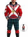 homecostumes hb 42nd foot royal highland private grenadier company 1812 1815 uniform all over print hoodie sweatshirt t shirt tracksuit cshbc031 costumes cosplay