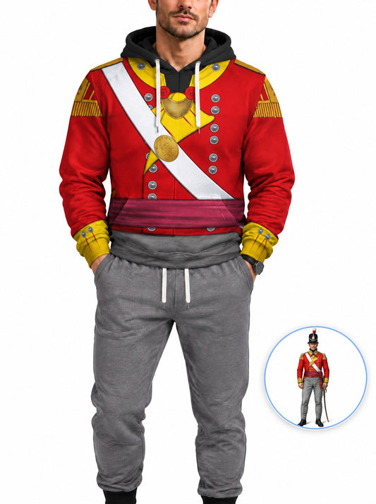homecostumes hb 6th foot warwickshire officer grenadier company 1812 1815 uniform all over print hoodie sweatshirt t shirt tracksuit cshbc027 costumes cosplay