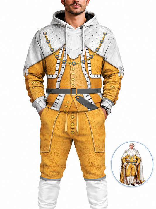 homecostumes hb george iii of england costume hoodie sweatshirt t shirt tracksuit cshbc078 costumes cosplay