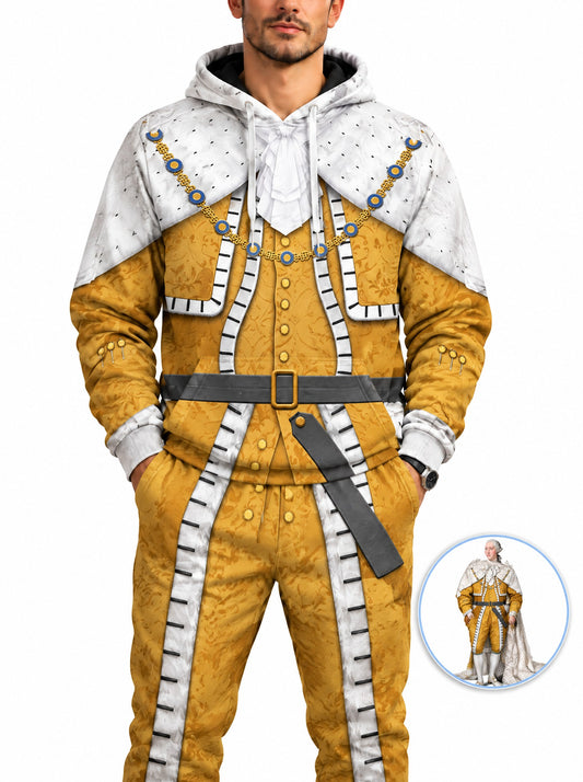 homecostumes hb george iii of great britain costume hoodie sweatshirt t shirt tracksuit cshbc100 costumes cosplay