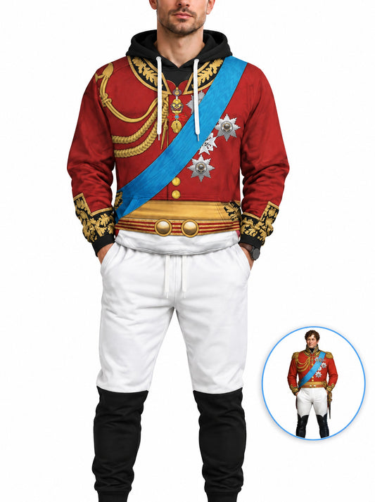homecostumes hb george iv of england uniform costume hoodie sweatshirt t shirt tracksuit cshbc069 costumes cosplay
