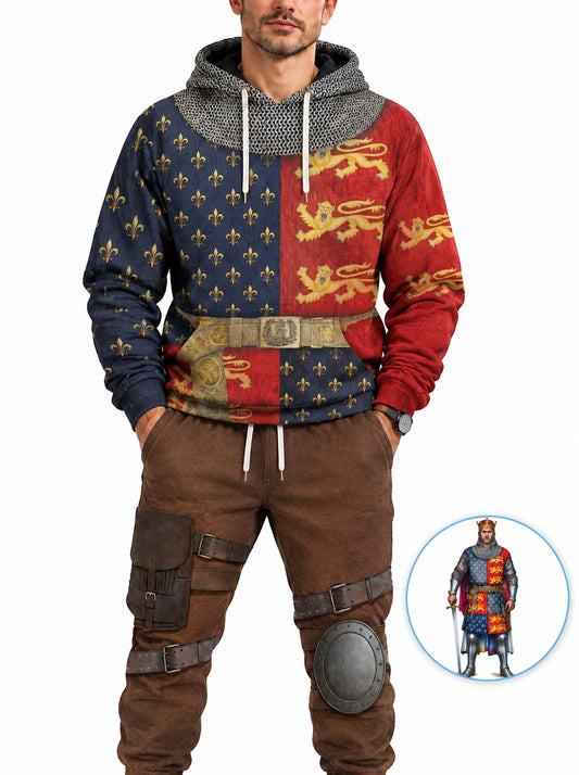 homecostumes hb henry v of england knight costume hoodie sweatshirt t shirt tracksuit cshbc004 costumes cosplay