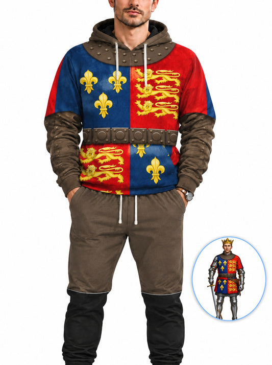 homecostumes hb henry v of england knights costume hoodie sweatshirt t shirt tracksuit cshbc005 costumes cosplay
