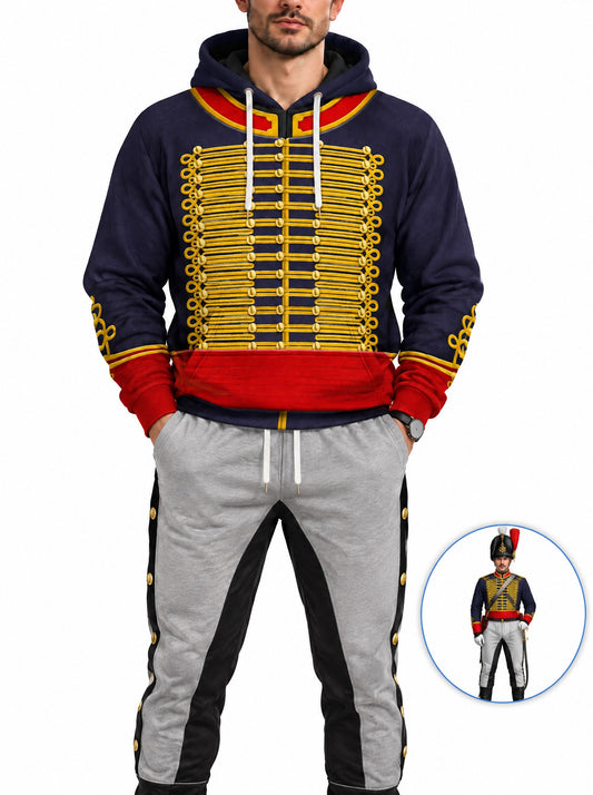 homecostumes hb royal horse artillery uniform all over print hoodie sweatshirt t shirt tracksuit cshbc014 costumes cosplay