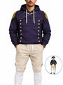 homecostumes hb royal navy captain 1806 uniform all over print hoodie sweatshirt t shirt tracksuit cshbc038 costumes cosplay