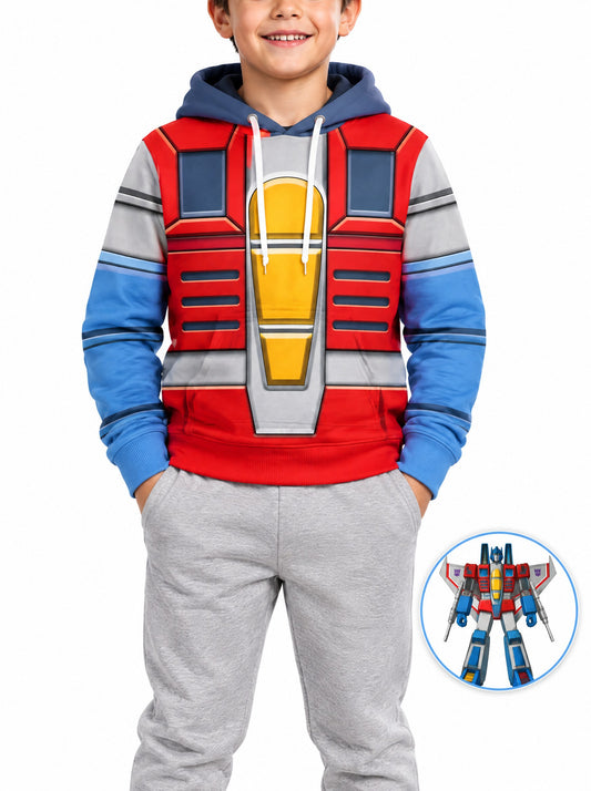 homecostumes jet bot transfomers kid costume cosplay hoodie sweatshirt t shirt costumes cosplay