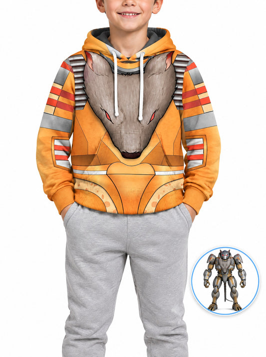 homecostumes rattrap beast wars kid costume cosplay hoodie sweatshirt t shirt costumes cosplay