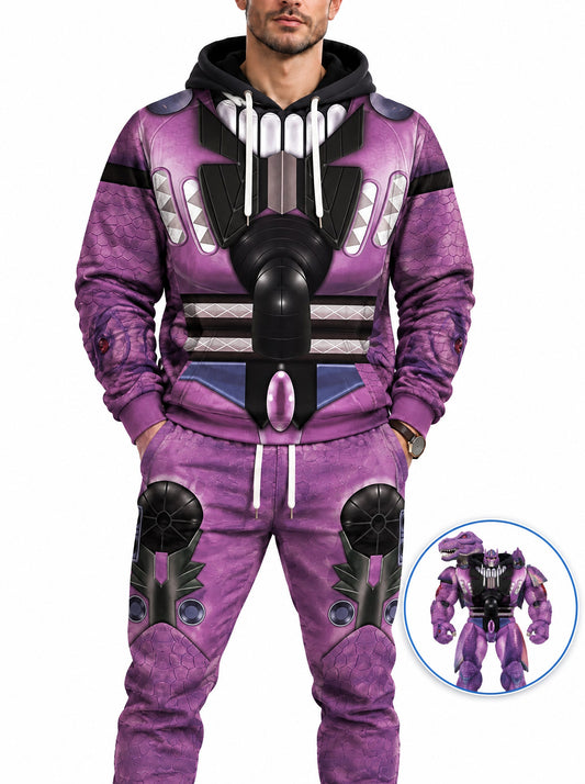 homecostumes robo grey warlord bot beast wars cosplay costume hoodie set costumes cosplay