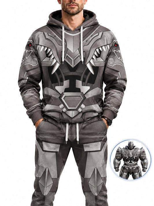 homecostumes robo the last knight armor turbo changer dino bot costume cosplay hoodie tracksuit costumes cosplay