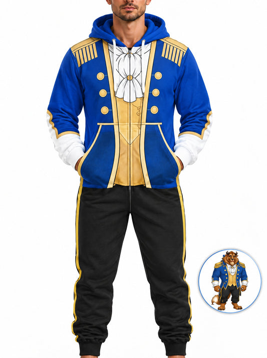 homecostumes royal cursed castle horned beast halloween one piece onesie costumes cosplay