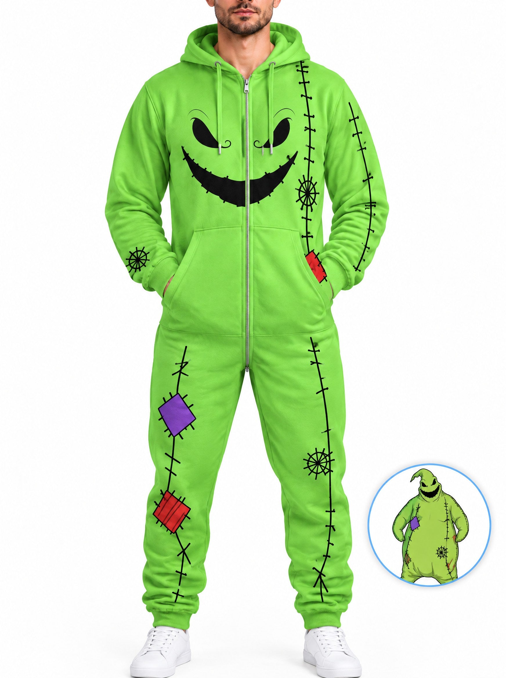 homecostumes spooky burlap sack bug dice villain halloween one piece onesie costumes cosplay