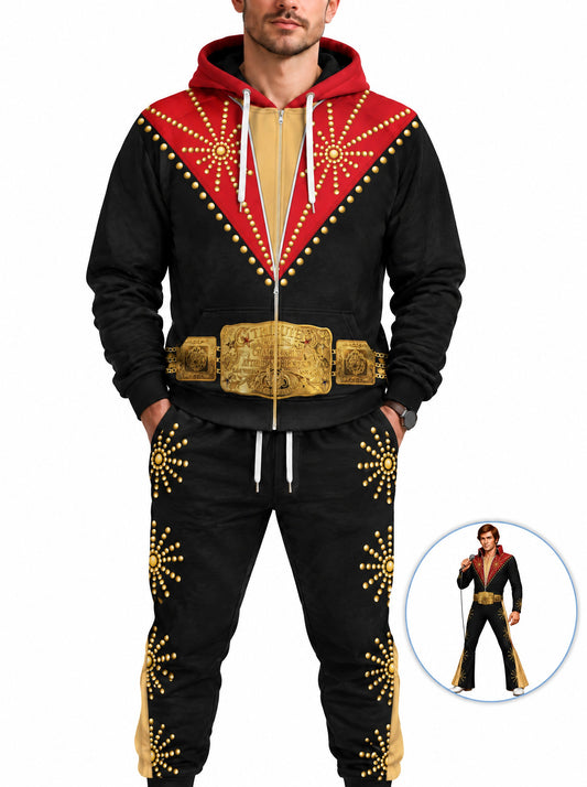 homecostumes the king singer cisco red costume fandom hoodie sweatshirt sweatpants costumes cosplay