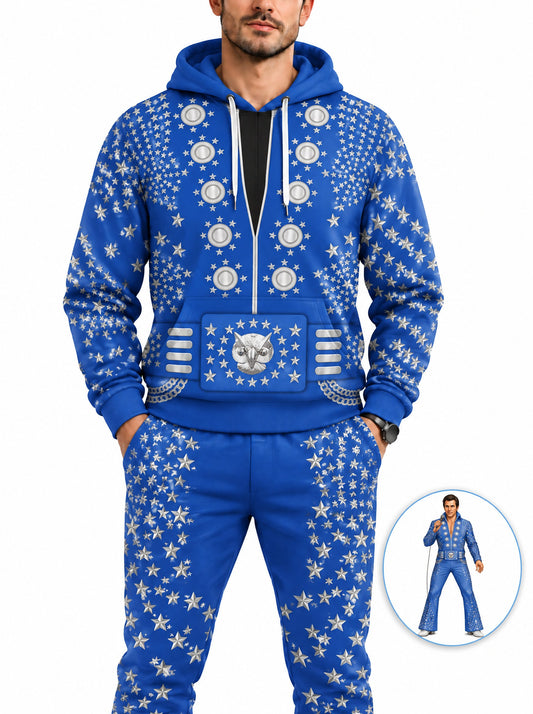 homecostumes the king singer owl blue costume fandom hoodie sweatshirt sweatpants costumes cosplay