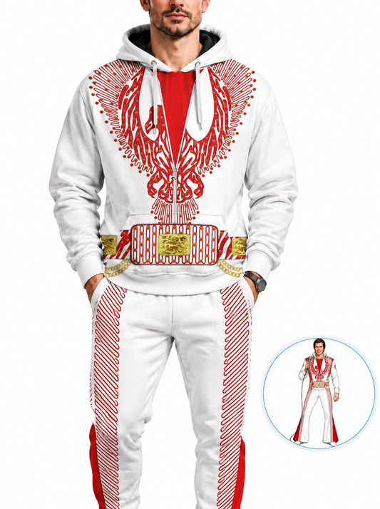 homecostumes the king singer red phoenix suit costume fandom hoodie sweatshirt sweatpants costumes cosplay