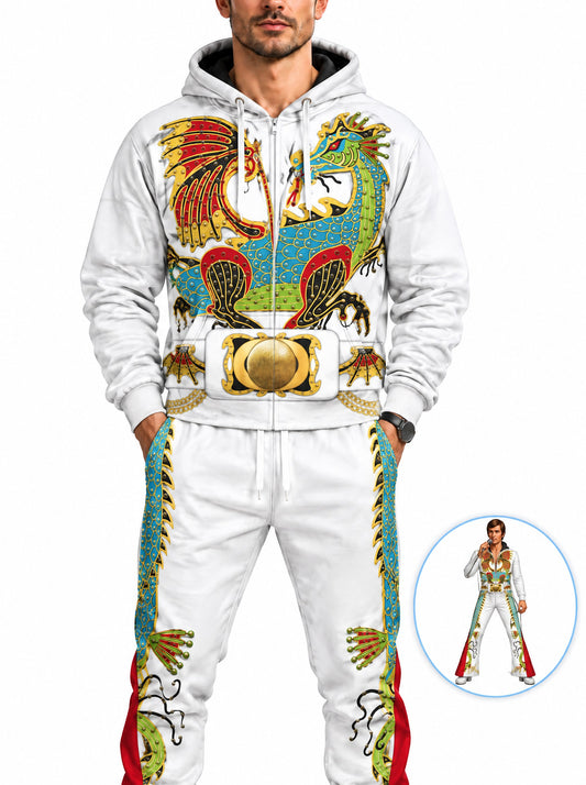 homecostumes the king singer the dragon outfit costume black fandom hoodie sweatshirt sweatpants costumes cosplay