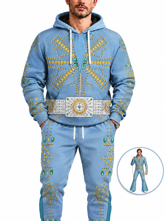 homecostumes the king singer tiffany costume blue fandom hoodie sweatshirt sweatpants costumes cosplay