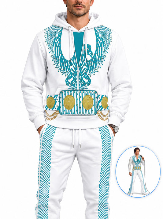 homecostumes the king singer turquoise phoenix costume fandom hoodie sweatshirt sweatpants costumes cosplay
