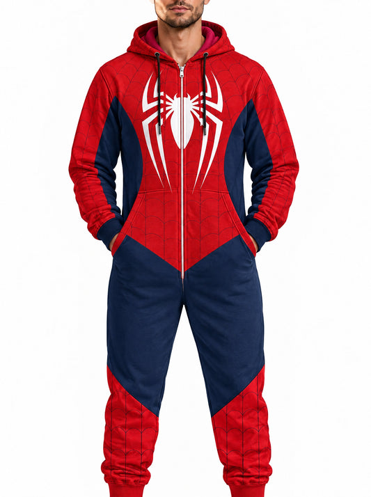homecostumes urban crimson web vigilante black suit halloween one piece onesie costumes cosplay
