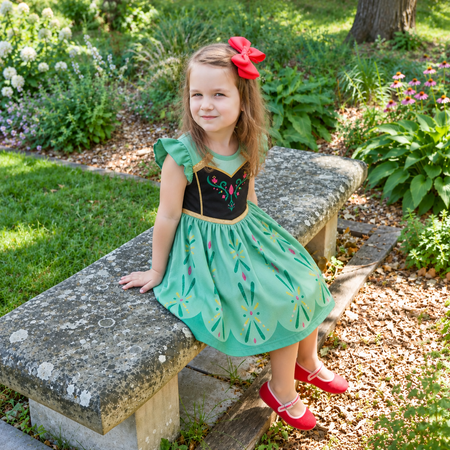 Review by Dylan B. Hall - Nordic Princess Green Floral Kid Dress 3009